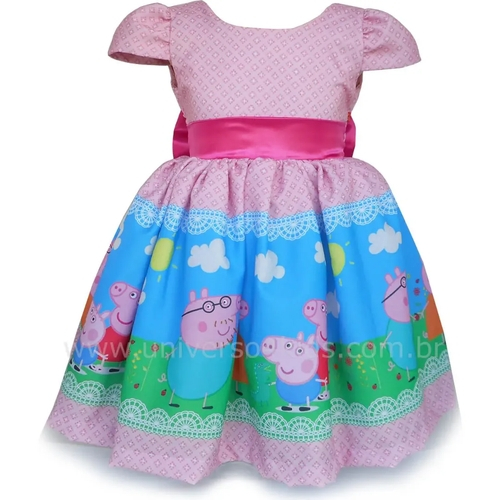 o vestido da peppa pig