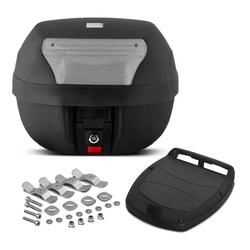 Bau Bauleto Para Moto 28 Litros Com Base Preto Pro Tork Menor preço em Bau Bauleto Para Moto 28 Litros Com Base Preto Pro Tork