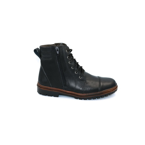 bota coturno masculina cano alto