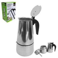 Cafeteira Italiana De Inox 450ml Para 9 Xicaras Na Caixa é boa?