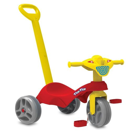 Triciclo Tico Tico Pets rosa Motoca Infantil - Magic Toys 2811