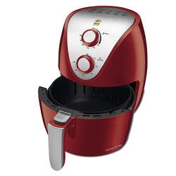 Menor preço em Fritadeira Sem Óleo Air Fryer Mondial Family, 1500W, 3,5L, Vermelho/Inox - AF-32Ri
