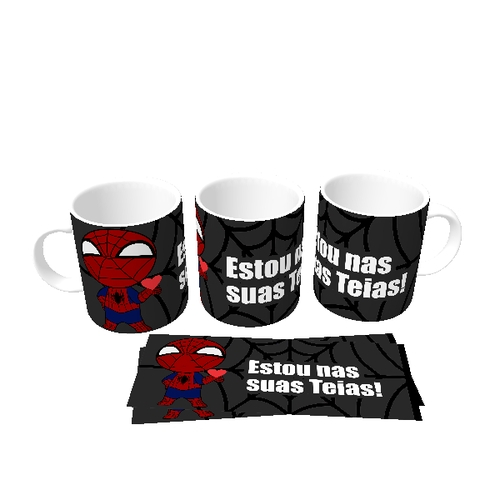 Caneca Homem Aranha quadrinhos