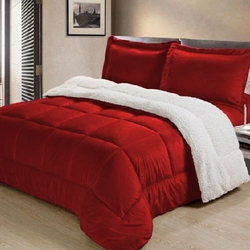 Coberdrom Sherpa Casal Queen Tipo Lã de Carneiro 2 em 1 Noites Quentinhas Vermelho Cotex Menor preço em Coberdrom Sherpa Casal Queen Tipo Lã de Carneiro 2 em 1 Noites Quentinhas Vermelho Cotex