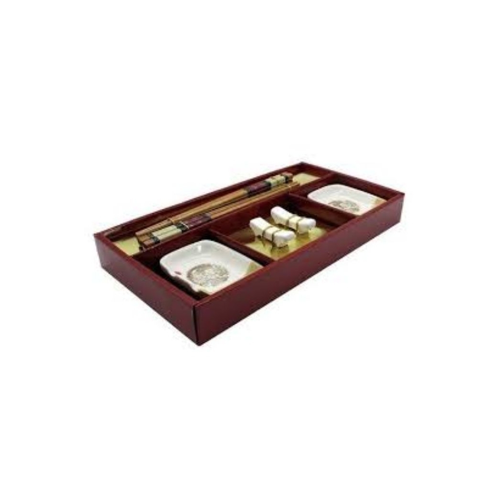 Conjunto Para Sushi 6 Peças Tigela Oriental