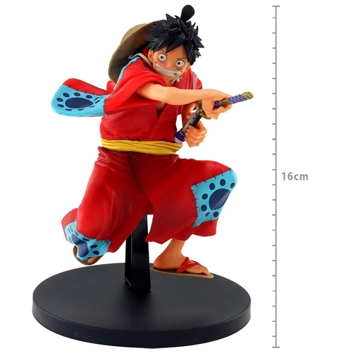 Action Figure Monkey D. Luffy Chapéu Palha One Piece Bandai