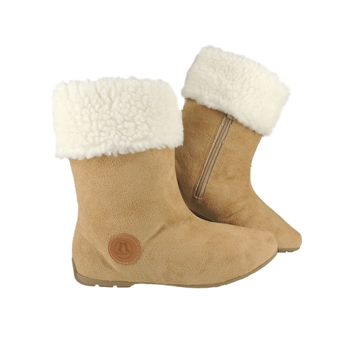 bota pelo feminina neve confort nobuck mooncity