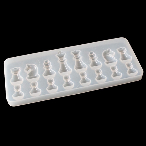 Molde de Silicone Xadrez