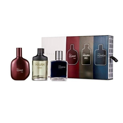 Miniaturas Masculinas Natura - Desodorante Colônia Humor a Dois, 25ml +  Desodorante Colônia Kaiak Urbe, 25ml + Deo Parfum Natura Homem Essence,  25ml em Promoção na Americanas