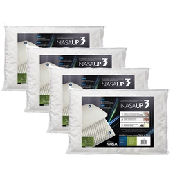 Menor preço em Kit 4 Peças Travesseiro Nasa Up 3 Para Fronhas 50x70 cm