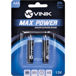 Pilha Aaa 1,5v De Zinco Blister Com 2 Unidades Zcaaa2 Menor preço em Pilha Aaa 1,5v De Zinco Blister Com 2 Unidades Zcaaa2