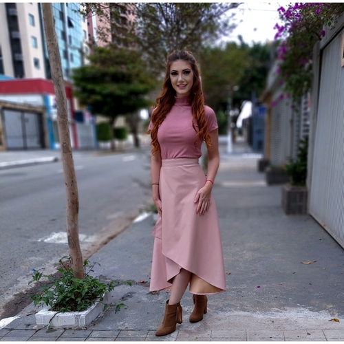 saia midi de amarrar