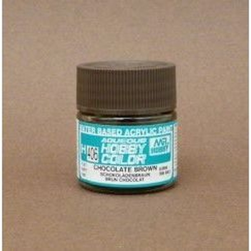 Gunze Aqueous Hobby Colors 406 Chocolate Brown (Flat) no Shoptime