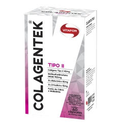 Colágeno Tipo 2 Colagentek 60 Cápsulas - Suplemento Alimentar - Marca: Vitafor é boa?