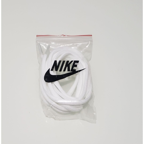 cadarço branco nike
