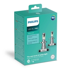 Kit Lâmpada Philips H4 +160% Ultinon Led 6200k Par Promoção Menor preço em Kit Lâmpada Philips H4 +160% Ultinon Led 6200k Par Promoção