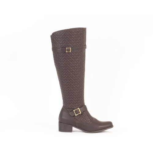 botas cano alto salto grosso