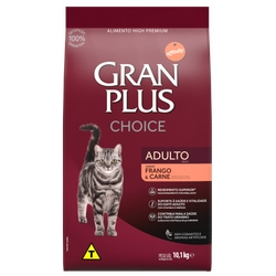 Ração Gran Plus Choice Gato Adulto Sabor Frango & Carne 10,1kg é boa?