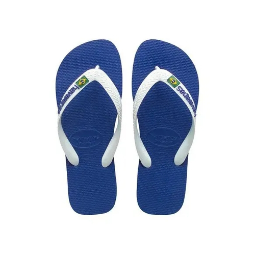 chinelo havaianas azul feminino