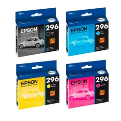 Kit 4 Cartuchos Epson XP 231 | XP 431 | T296 | 296 Durabrite Ultra Ink CMYK Original 4ml Menor preço em Kit 4 Cartuchos Epson XP 231 | XP 431 | T296 | 296 Durabrite Ultra Ink CMYK Original 4ml