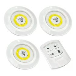 Kit 3 Lampadas Luminaria Led Controle Sem Fio Spot Remoto 15w é boa?