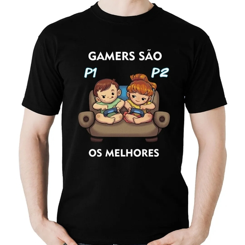 camisa casal gamer