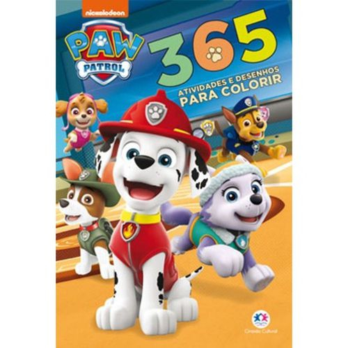 LIVRO PATRULHA 365 DESENHOS PARA COLORIR