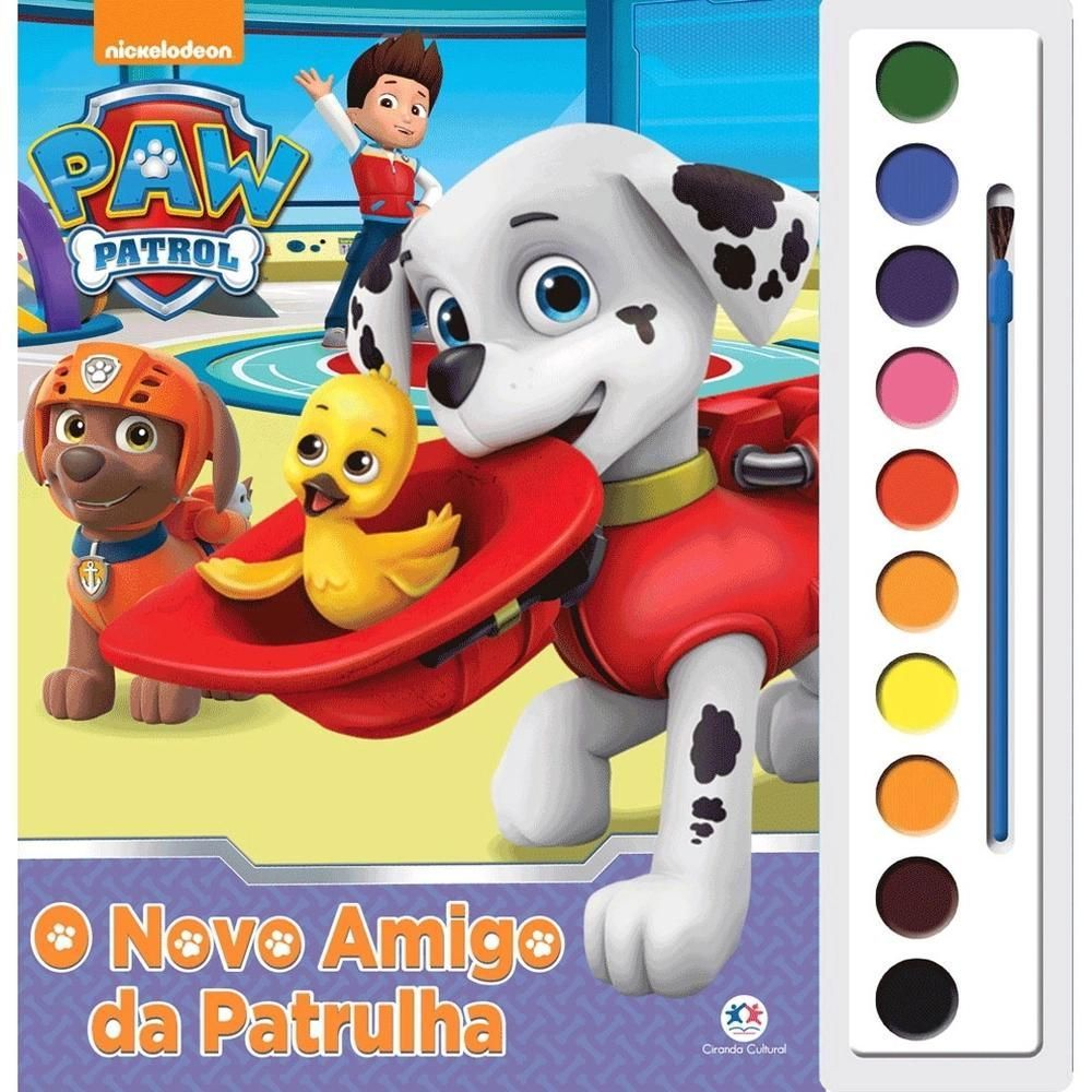 Livro Infantil Colorir Patrulha Canina Aquarela em Promoção na Americanas