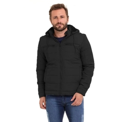 Jaqueta Masculina Puffer Nylon Com Capuz Forrada Pelúcia Conexão Menor preço em Jaqueta Masculina Puffer Nylon Com Capuz Forrada Pelúcia Conexão