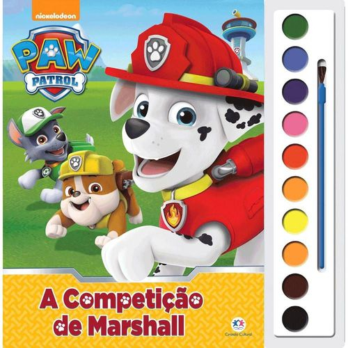 Livro Infantil Colorir Patrulha Canina Aquarela em Promoção na Americanas