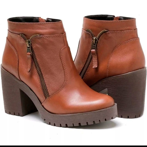 bota tratorada com ziper