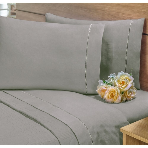 Jogo lençol casal percal 400 fios Clearance