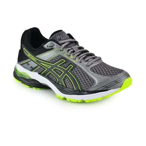 tenis asics cinza e verde