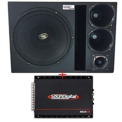 Menor preço em Caixa Trio Eros E315 Lc 15 Pol + 2 Driver + Tweeter + Módulos