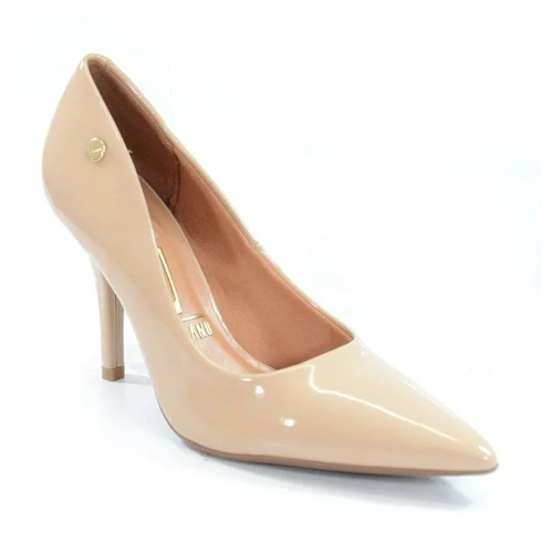 scarpin vizzano bege verniz