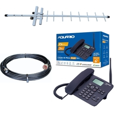 Kit Telefone Celular Rural De Mesa Desbloqueado Ca-40s + Antena De Celular 15dbi + Cabo 10 Metros é boa?