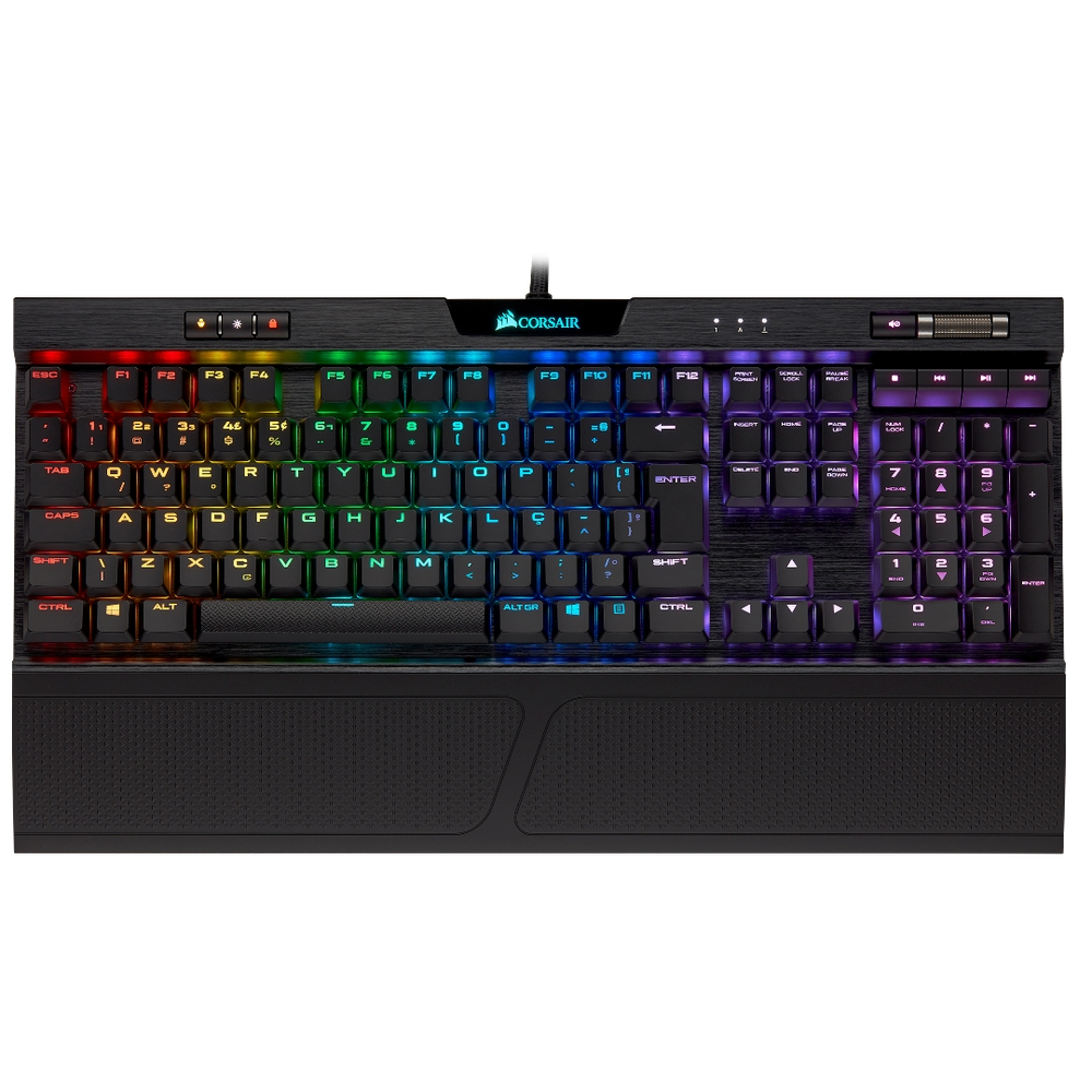 Teclado Mecanico Corsair K70 RGB MK.2 Low Profile Switch Cherry MX Speed CH-9109018-BR