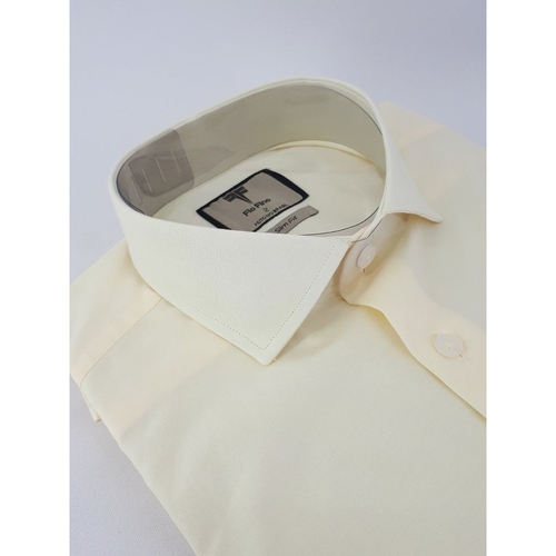 camisa social amarela clara