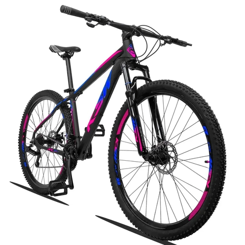 Bicicleta aro 29 azul e rosa Clearance