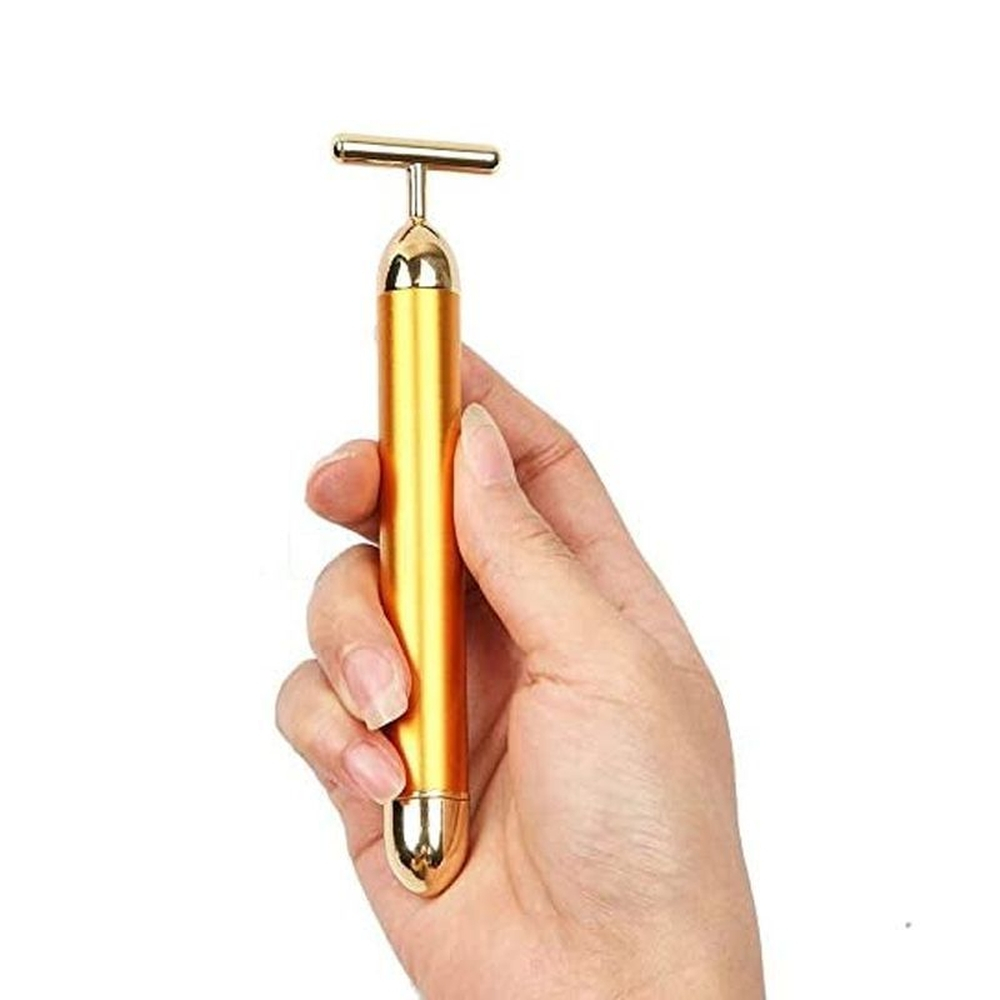 Massageador facial dourado Clearance