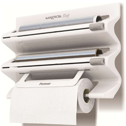 Porta Rolos Maxroll Cheff Papel Toalha Pvc Alumínio Cozinha Menor preço em Porta Rolos Maxroll Cheff Papel Toalha Pvc Alumínio Cozinha