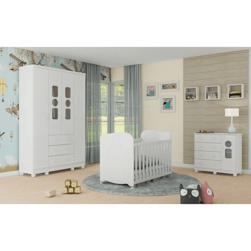Quarto completo de bebe com berço americano Clearance