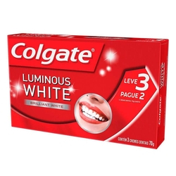 Creme Dental Colgate Luminous White 70g leve 3 pague 2 é boa?
