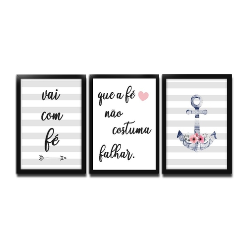 Featured image of post Kit 3 Quadros Decorativos Com Moldura Para Sala Quarto Frases Motivacionais
