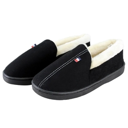 pantufa fluff veludo pelúcia macio quente antiderrapante pantufas impermeáveis adulto masculino homen senhor jovem chinelos sapatos em casa doméstico é boa?