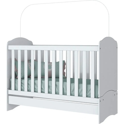 Berço Henn Bala de Menta Multifuncional - 3 em 1 - Branco Menor preço em Berço Henn Bala de Menta Multifuncional - 3 em 1 - Branco