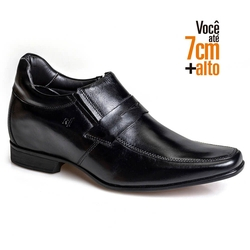 Menor preço em Sapato Social Couro Rafarillo Masculino Conforto Salto 7cm