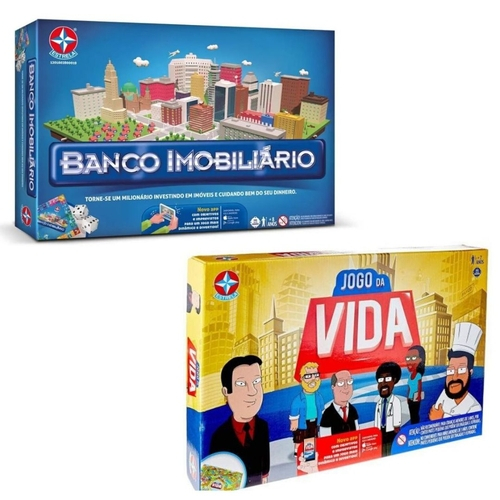 Jogo de mesa Banco imobiliário Com aplicativo Estrela - Outros