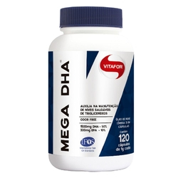 Mega DHA - Óleo de Peixe (60 Cápsulas) - Vitafor é boa?