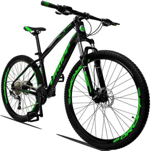 Bicicleta aro 29 acera freio hidráulico e trava Clearance